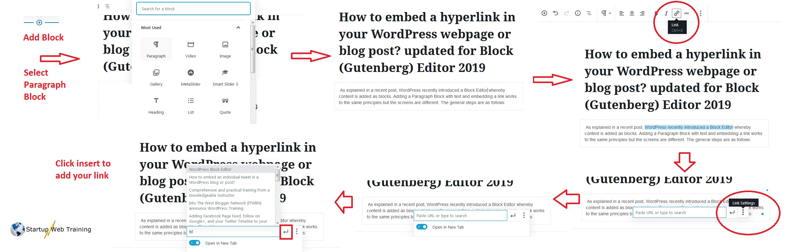 Embed a Link with WordPress Block Editor