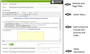 Blacknight Sitebuilder tool