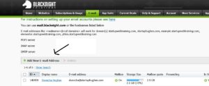 How to add email to your hosting with Blacknight