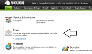 How to add email to your hosting with Blacknight solutions