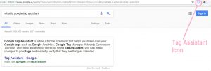 Google Chrome Tag Assistant