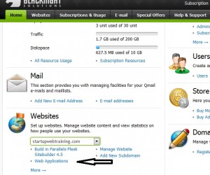 Install WordPress web application