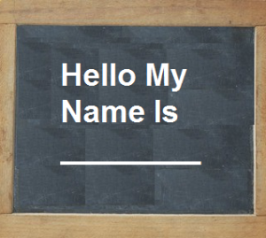 My name is - deciding on your brand name