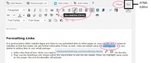 To insert embed link in WordPress