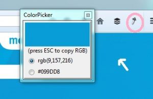 Firefox colourpicker Add On Icon