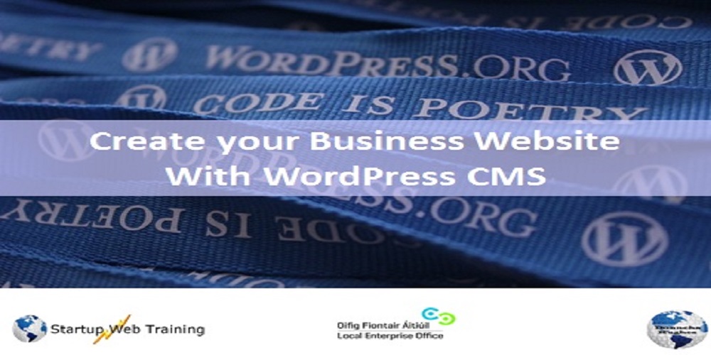 WordPress Training Galway March 2017 Banner