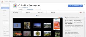 chrome colourpicker tool extension