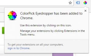 chrome colourpicker tool extension