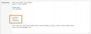 Contact Form 7 Configuration
