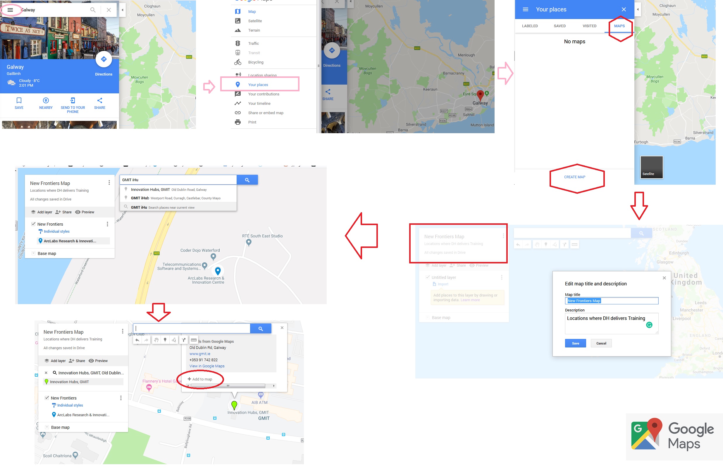 Google Maps Multiple Locations